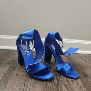 Elegant Blue Women's Heels Brand New
